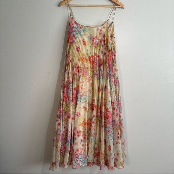 Marita by Anthony Muto Floral Flowy Colorful Dress Vintage Made In USA Size 6 - Picture 3 of 11